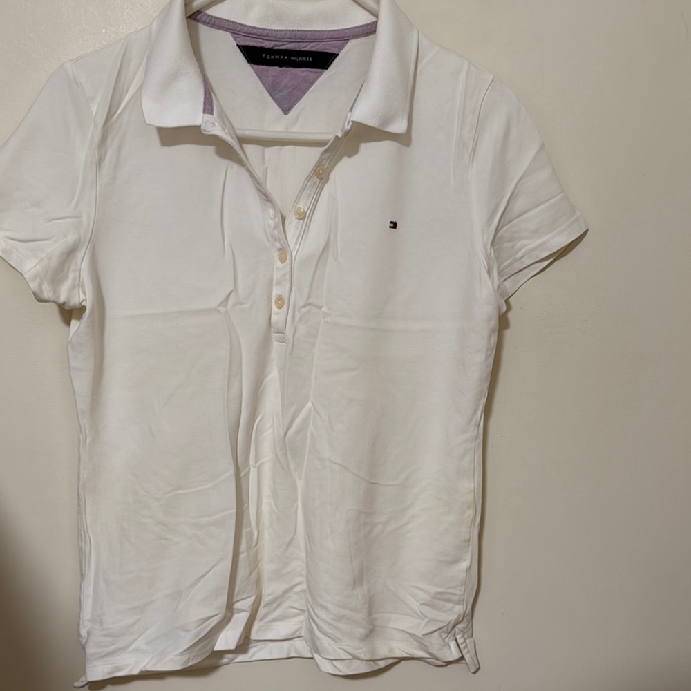 Tommy Hilfiger White Polo Shirt
